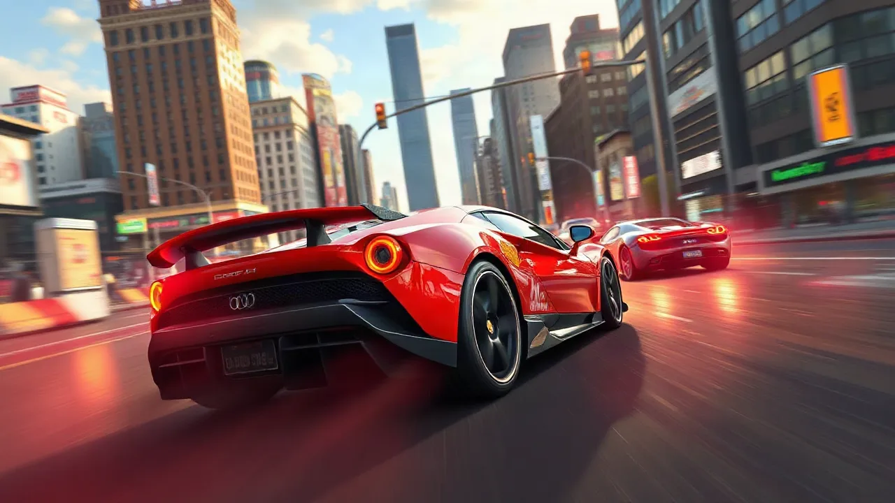 Crazy City Racing Madness image