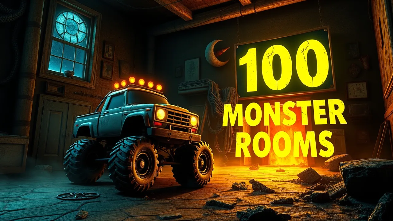 Escape 100 Monster Rooms from Monster Truck Horror image