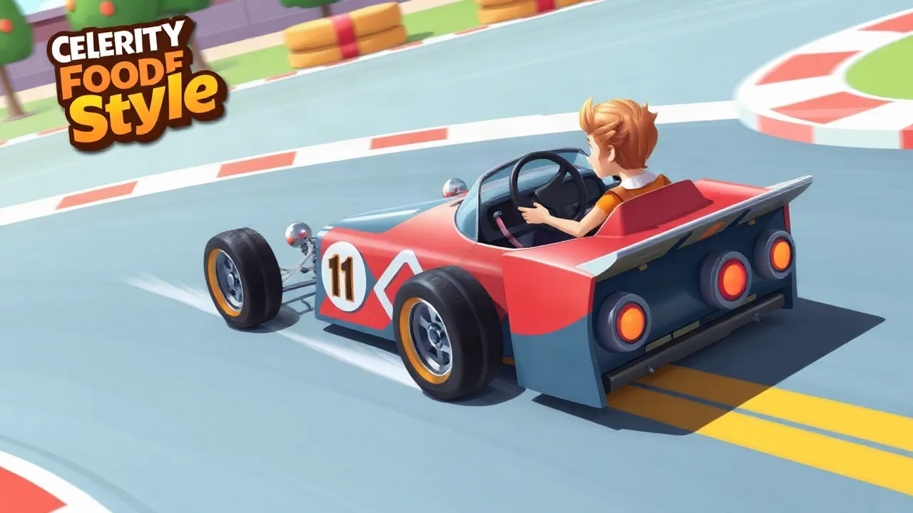 Celebrity Style Meets Speed in Foodie Racing image