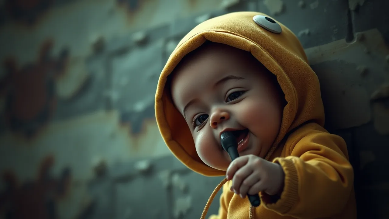 Escape the Fright in Scary Baby in Yellow image