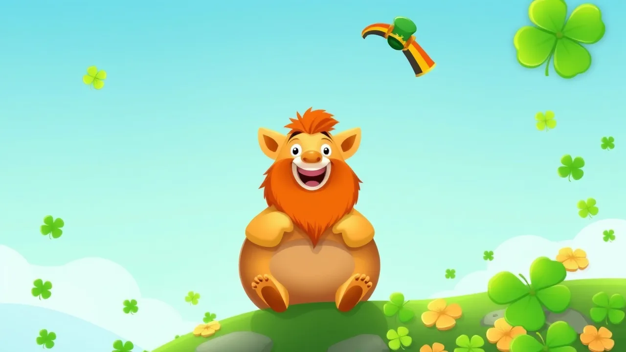 Fun in the Emerald Isle: St Patricks Happy Animals image
