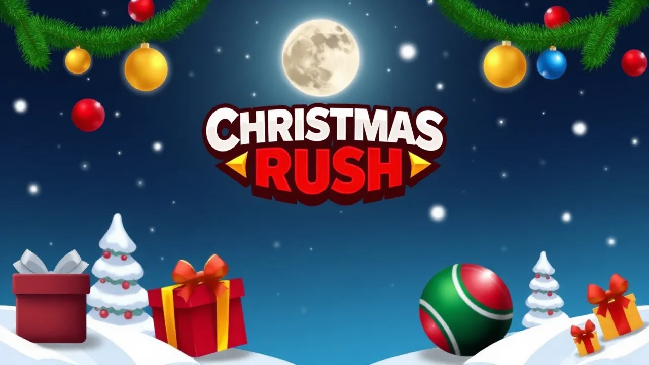 Experience the Thrill of Christmas Rush : Red and Friend Balls image