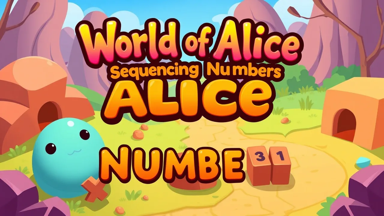 World of Alice Sequencing Numbers: A Math Adventure image