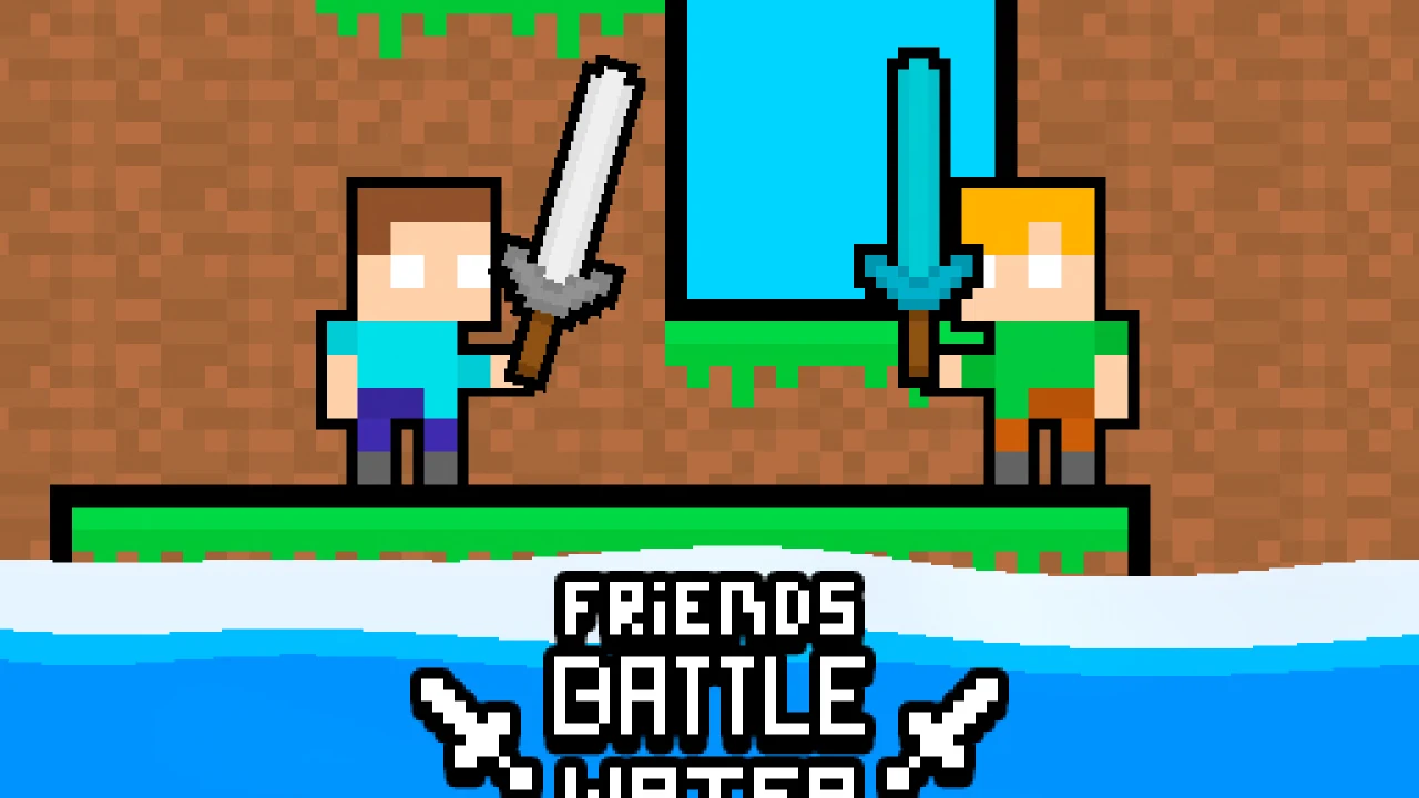 Battle for Water Supremacy in Friends Battle Water Die image