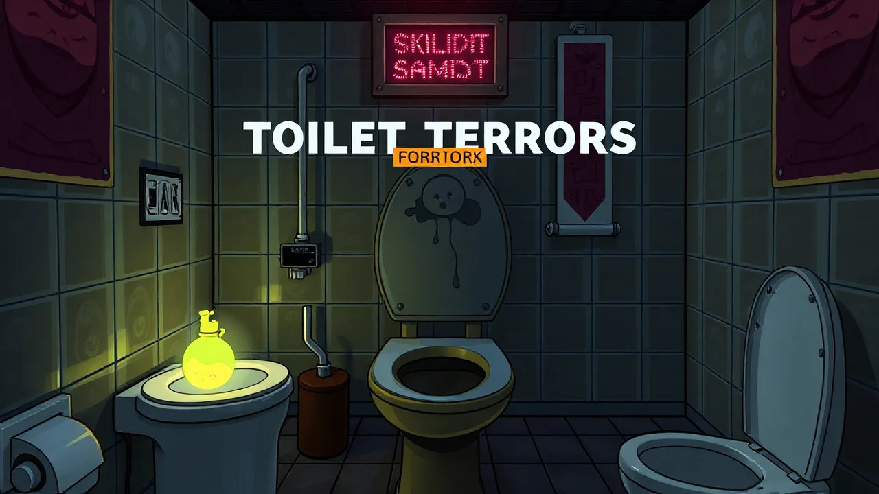 Backrooms Skibidi Toilet Terrors Huggy Wuggy: Skibidi Strike Frenzy image