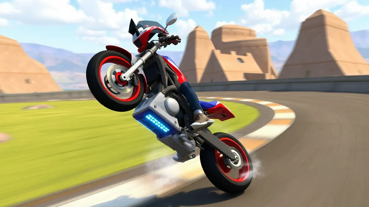 Crazy Wheelie Motorider Game Guide image