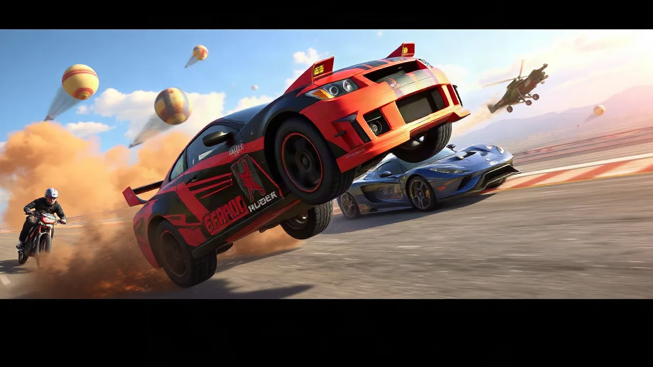 Extreme Stunt Car Rivalry Heats Up image