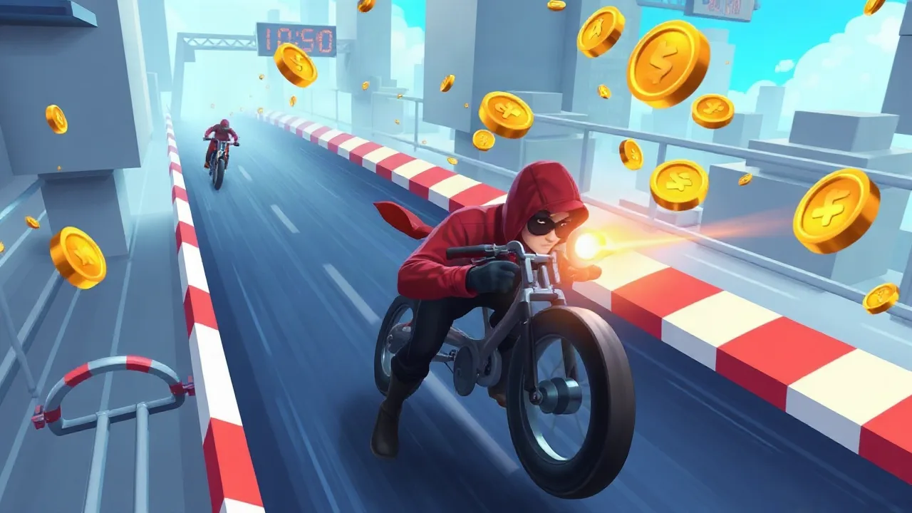 Stealing the Spotlight: Coin Thief 3D Race image