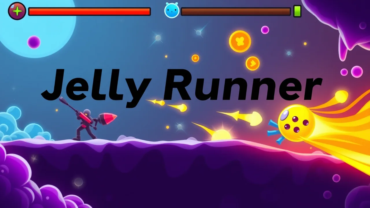 Jelly Runner: A Challenging 1 Player Game image