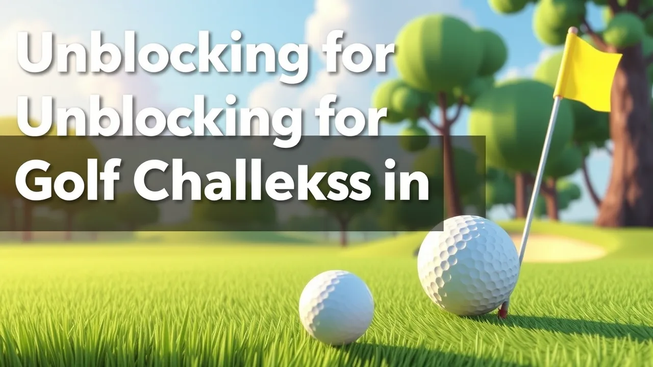 Unblocking Your Golf Skills in Unblocked Golf Challenge image