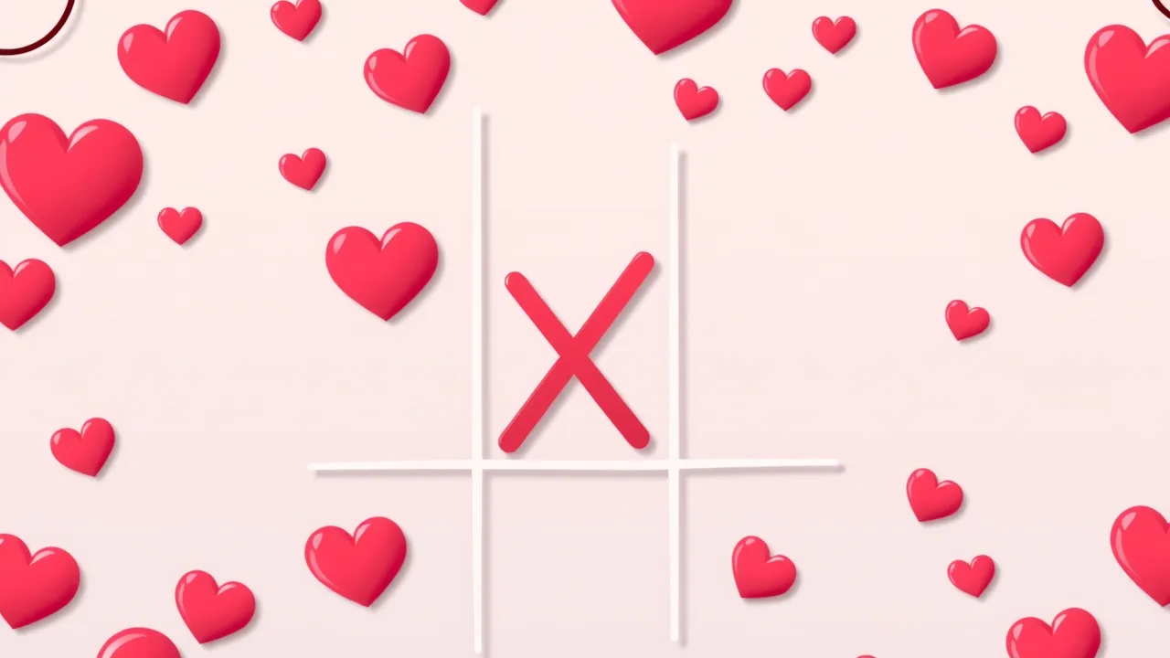 Win Hearts with Cupid Valentine Tic Tac Toe Puzzle Challenge image