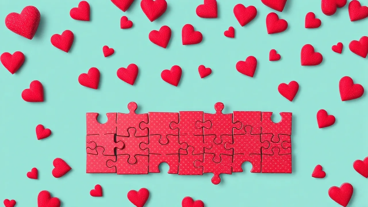 Love is in the Pieces: Valentines Day Jigsaw Puzzle image