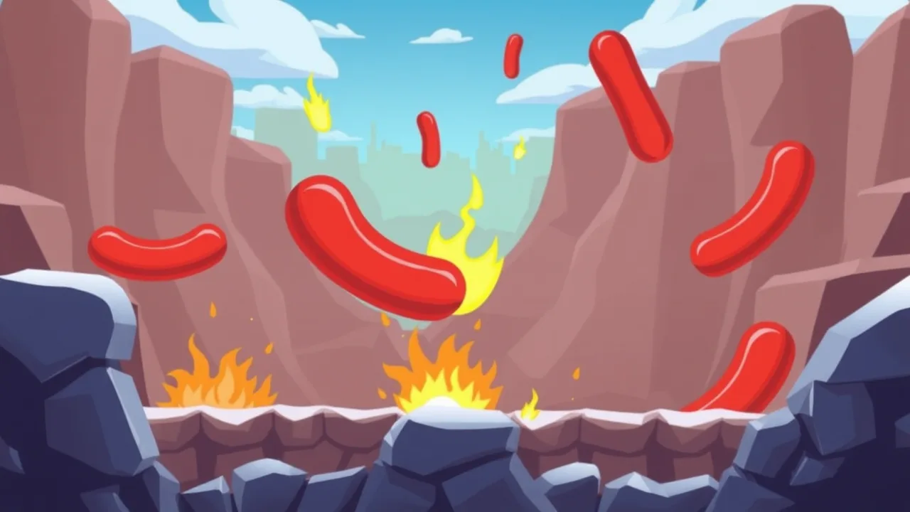 Survive the Sausage Flip Frenzy with Sausage Survival Master image