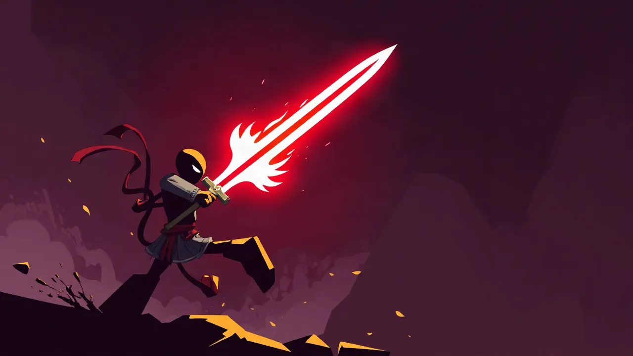Unleash StickMan Angle Fight's Savage Swordplay image