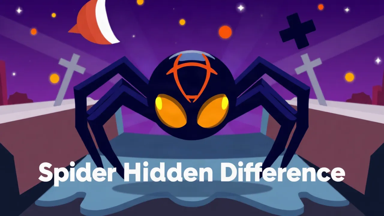Spider Hidden Difference Puzzle Challenge Unleashed image