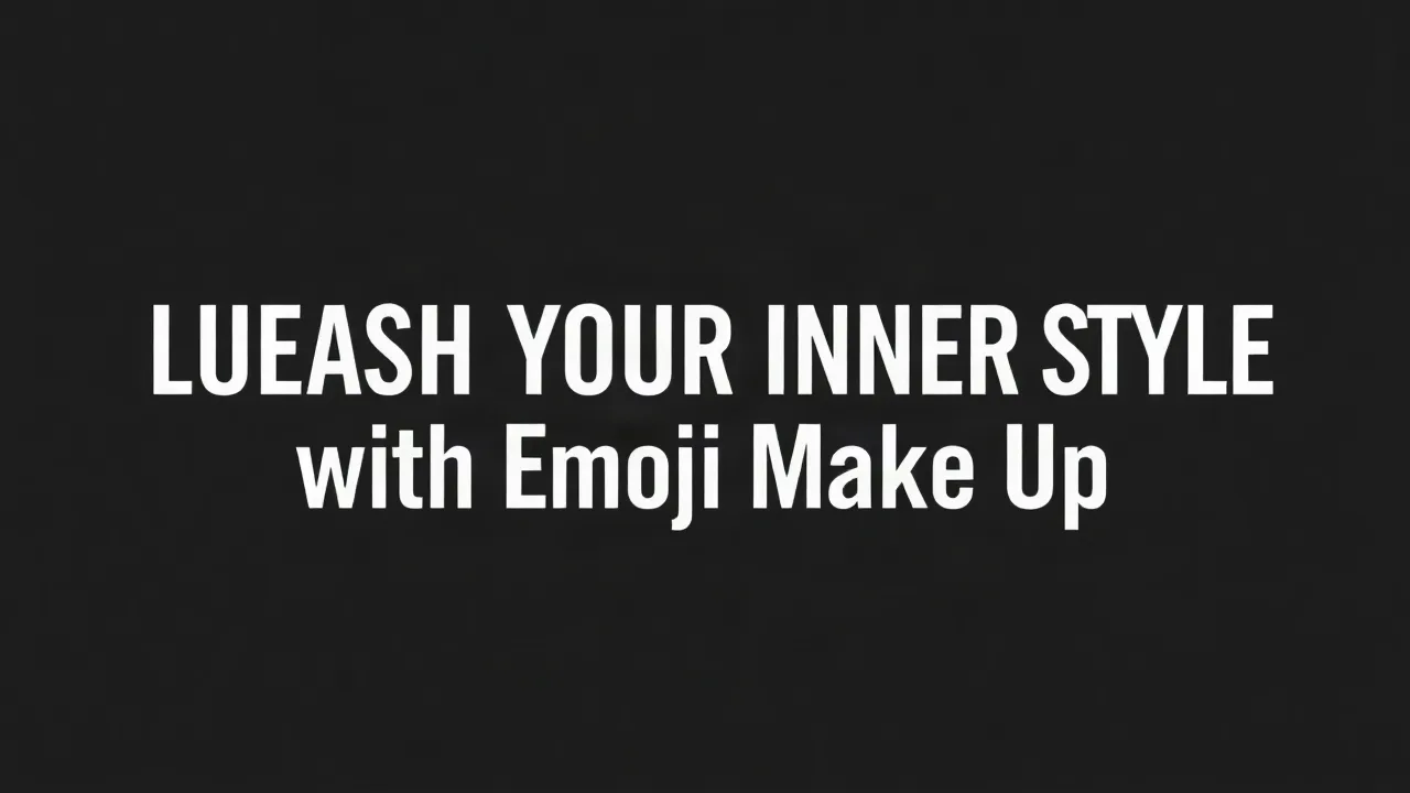 Unleash Your Inner Style with Emoji Make Up image