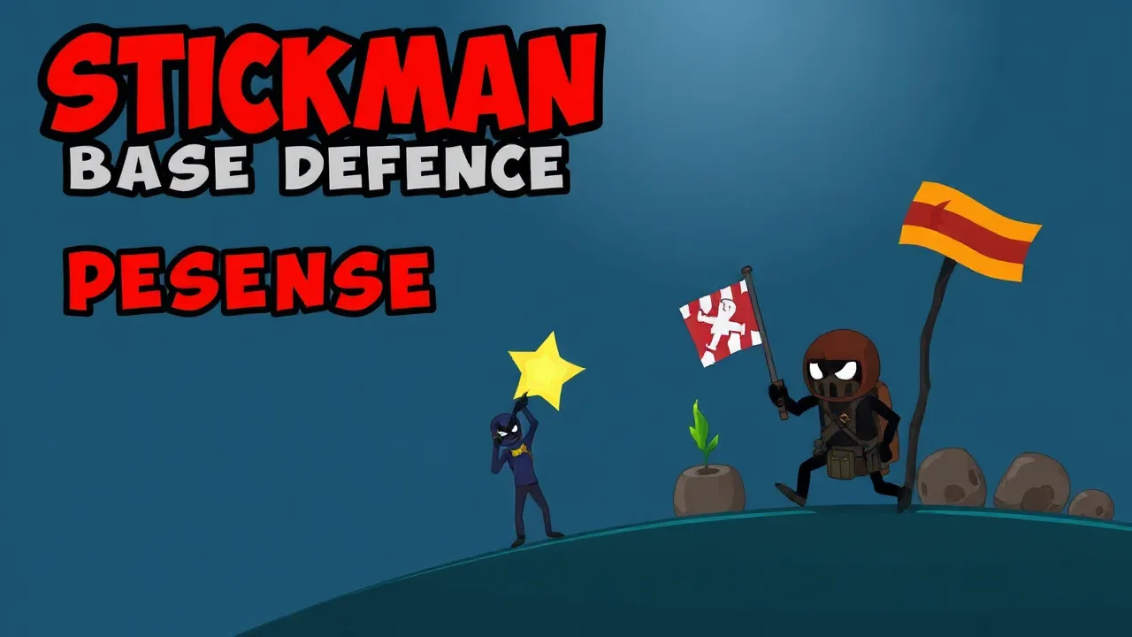 Stickman Base Defense: Puzzle Game Challenge image