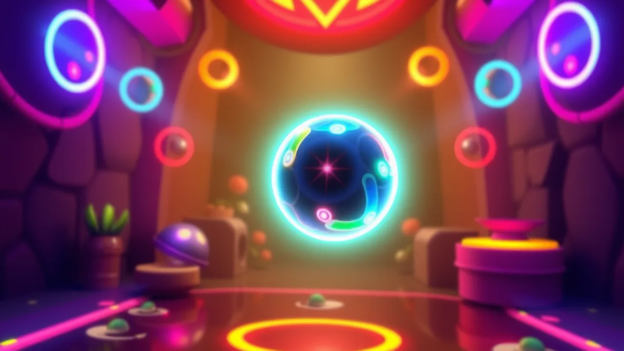 Get Ready to Bounce into Fun with Mystic Neon Ball image