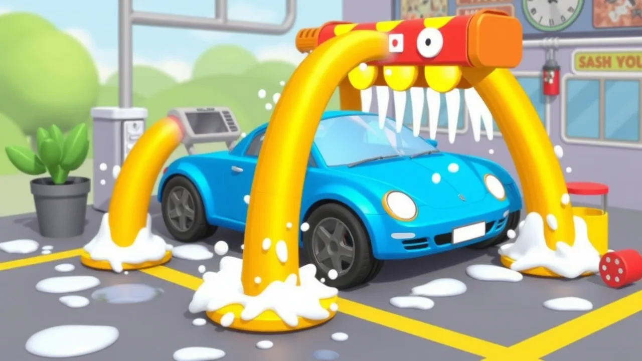 Car Wash For Kids Delights Kids With Fun image