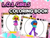 L.O.L OMG Girls Coloring Book