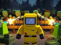 Pixel Zombie Base Defense background