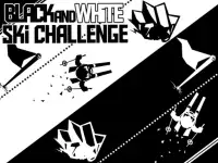 Black white ski challenge