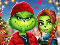 The Grench Couple Holiday Dress up