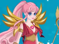 Cute Cupid is preparing for Valentine s Day