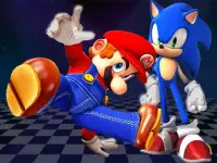 Super Mario Sonic FNF Dance