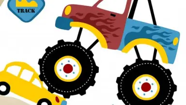 Monster Trucks Math Playground